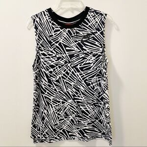 Nike Abstract Printed Muscle Tank Top - Size Small